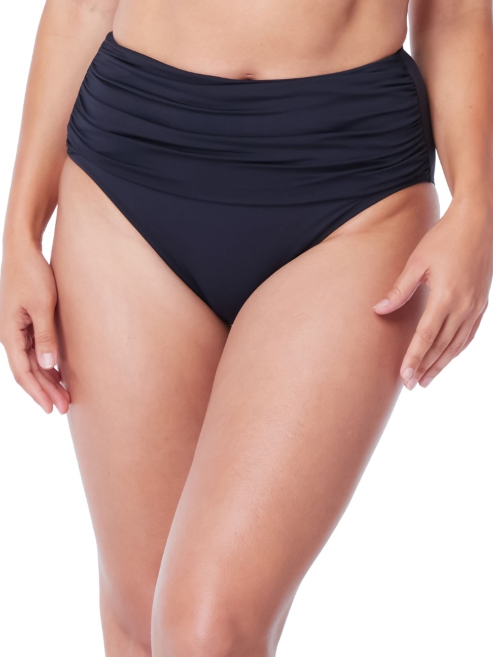 The Kore Shirred High Waist Bikini Bottom